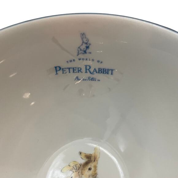 Beatrix Potter Peter Rabbit Porcelain Cereal Bowls Set of 4 Easter Spring New - Picture 3 of 10